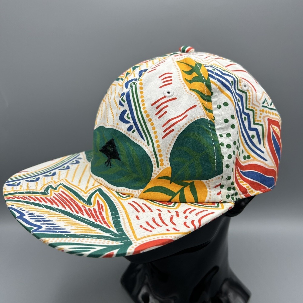 LRG Lifted Research Group Snapback Hat Multicolor Floral Abstract Colorful Mens